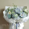 Bó hoa cẩm tú cầu siêu to mix tulip Hà Lan