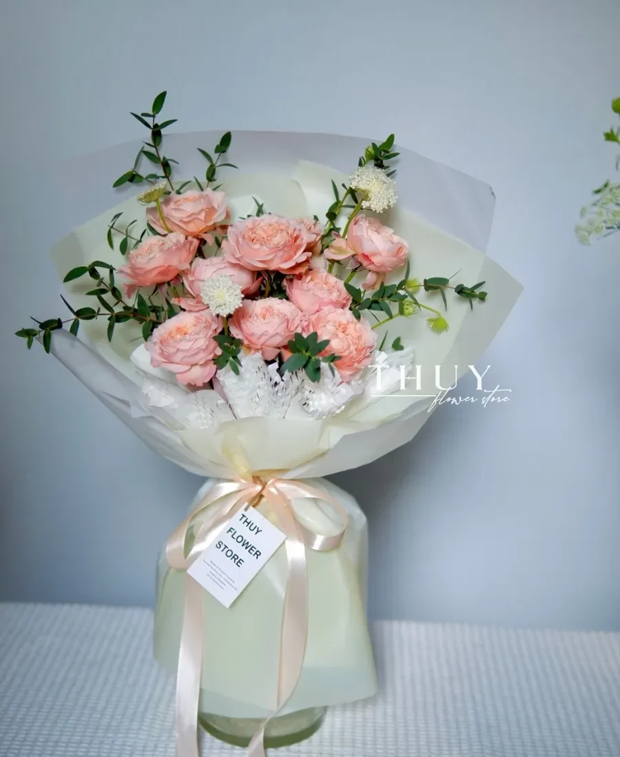 Bó hoa hồng đẹp 10 bông tặng người yêu