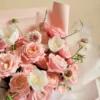 Bó hoa hồng julibee mix tulip Hà Lan