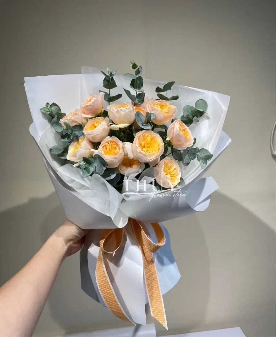Bó hoa hồng juliet tặng sinh nhật bạn