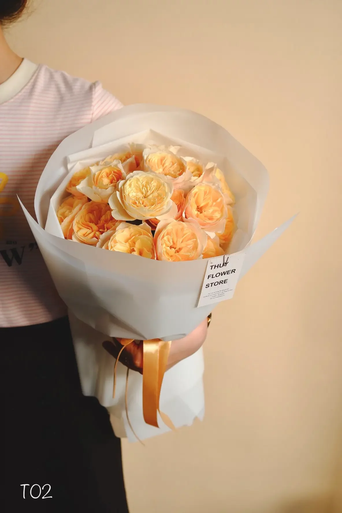 Bó hoa hồng julliet đẹp hút mắt
