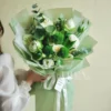 Bó hoa sen trắng sang trọng