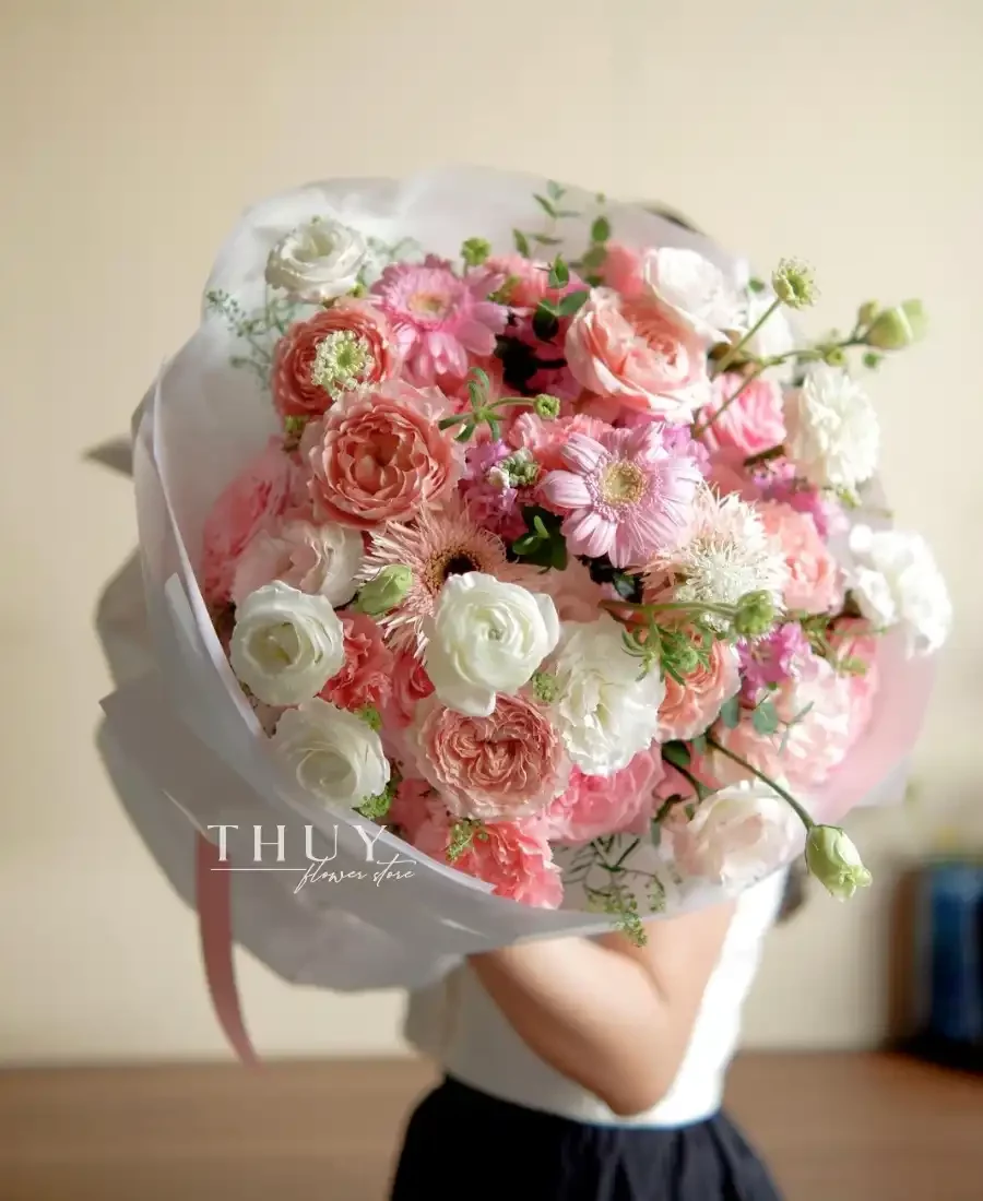 Bó hoa đẹp tặng vợ
