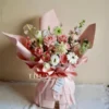bó hoa tone màu hồng tặng 8 tháng 3