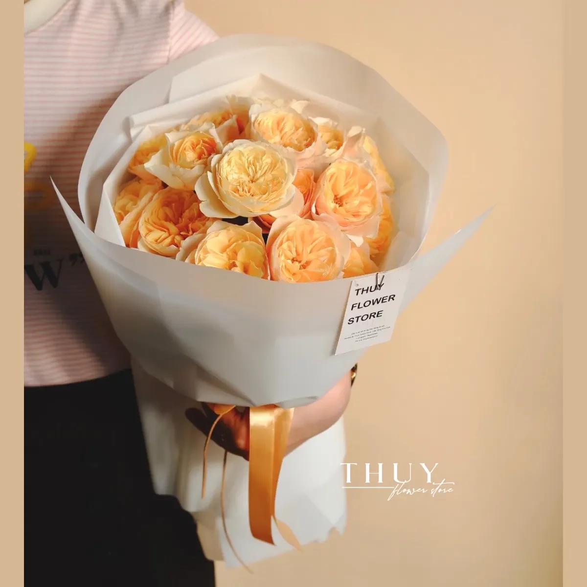 Bó hoa hồng juliet đẹp tặng người yêu