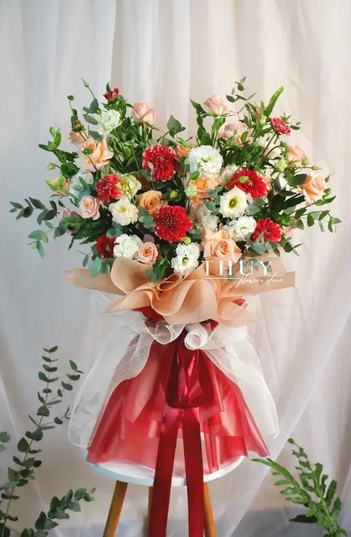 KĐ01 kệ hoa chúc mừng mini