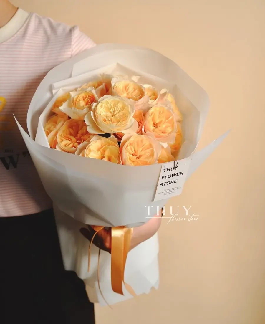 bó hoa hồng juliet tặng bạn gái